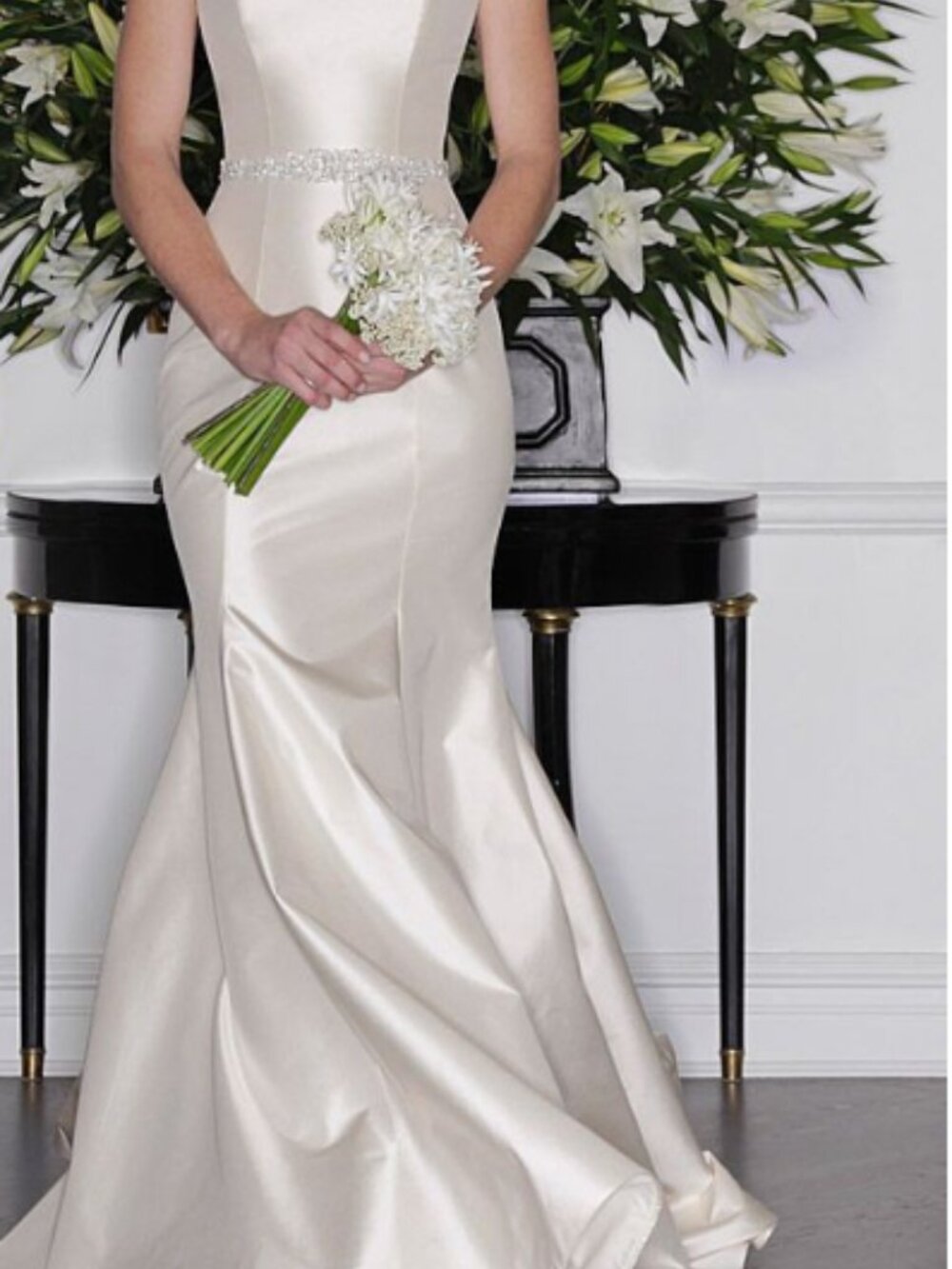 Romona Keveza Silk Wedding Gown